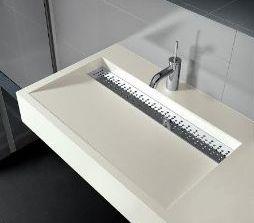 lavabo con canaletta di raccolta (di Progress Profile)